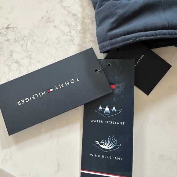 TOMMY HILFIGER | Mens Soft Shell Full Zip Jacket $175 NEW Size M Navy Normcore - Picture 9 of 13